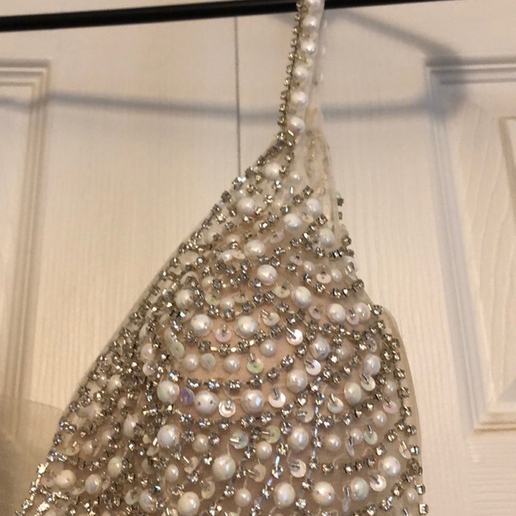 White Formal Dress - Picture 4 of 6